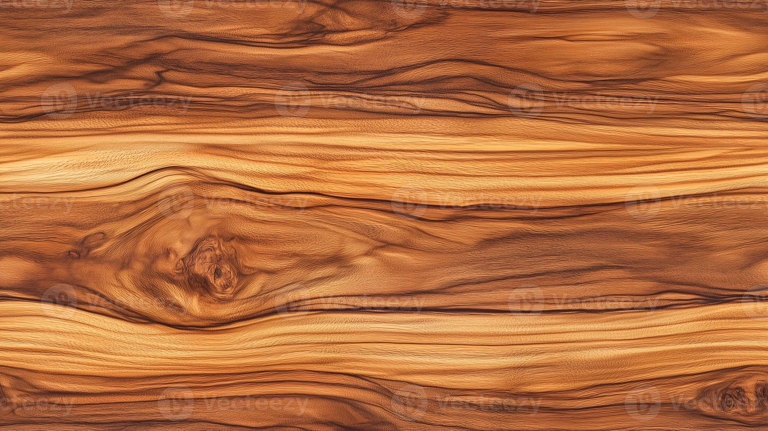 Close-up of a wood surface with a natural grain pattern and knots.
