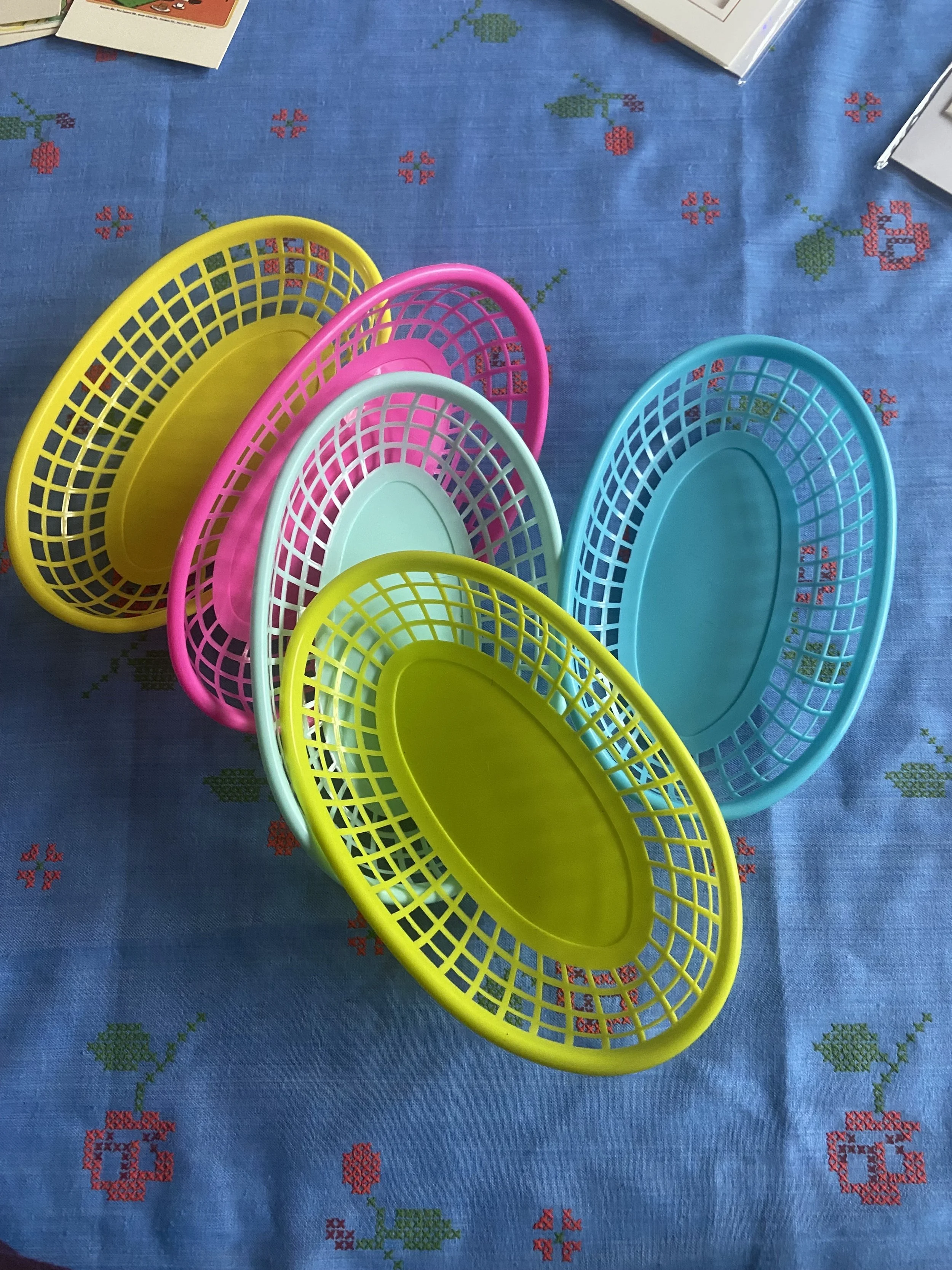 Neon Display Baskets