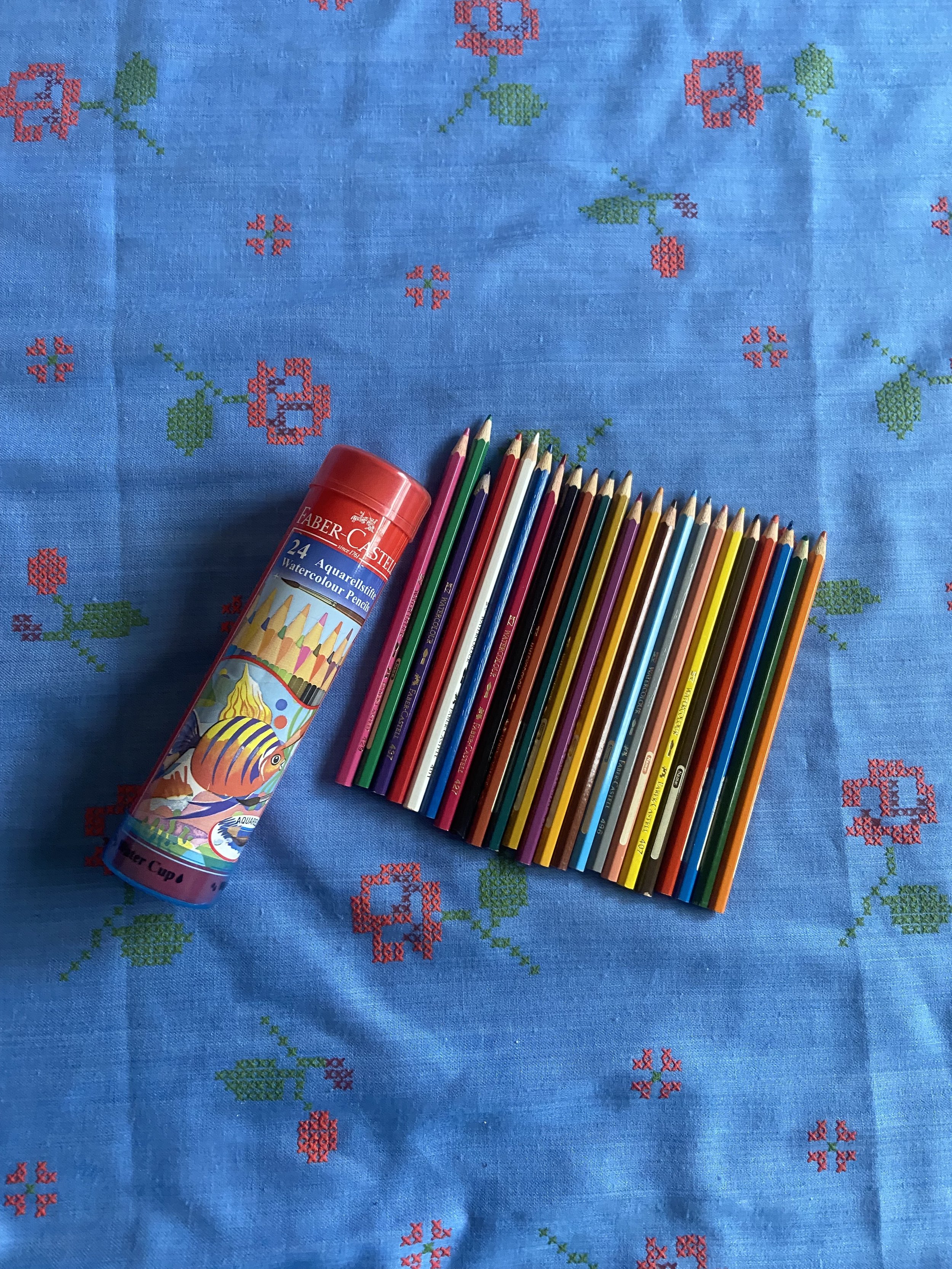 Faber-Castell 23 of 24 Watercolor Pencils