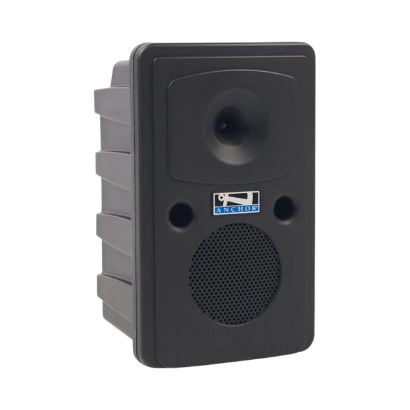Anchor GoGetter 8000 // Portable Powered // 6.5" Sub // 75W // 109dB peak volume // Ideal for: portable speaking, portable music