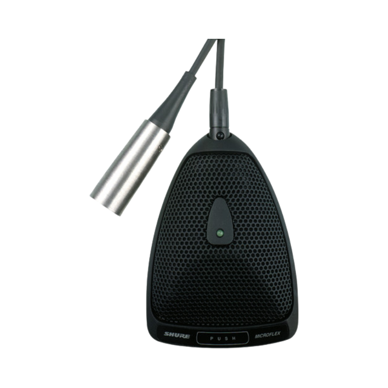 Shure MX393 // Room boundary mic // Ideal for: recording meetings, room Q&A for online meetings, crowd response mic