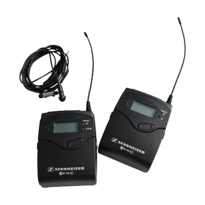 Sennheiser ew 100 G3 // Wireless pack // Ideal for: keynote speaker, hands-free presentation
