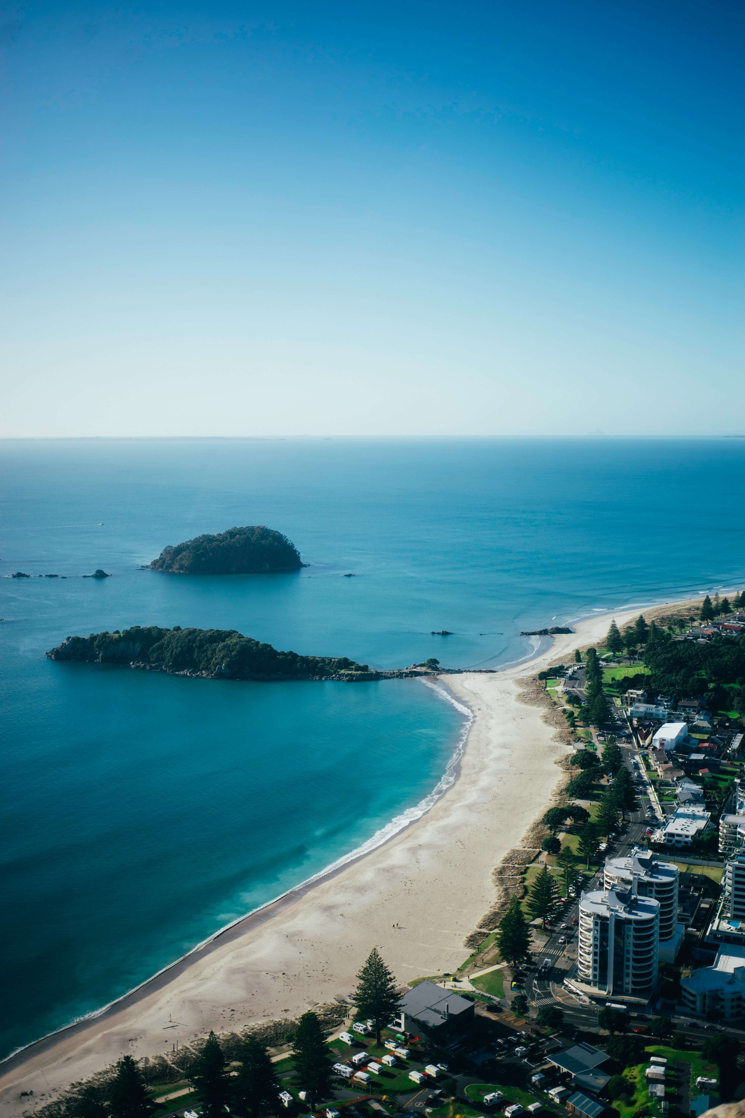 View of the Bay of Plenty from Mount Maunganui
