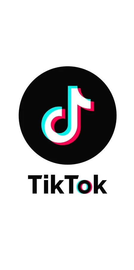 TikTok logo with colorful music note icon above the word 'TikTok' on a white background.