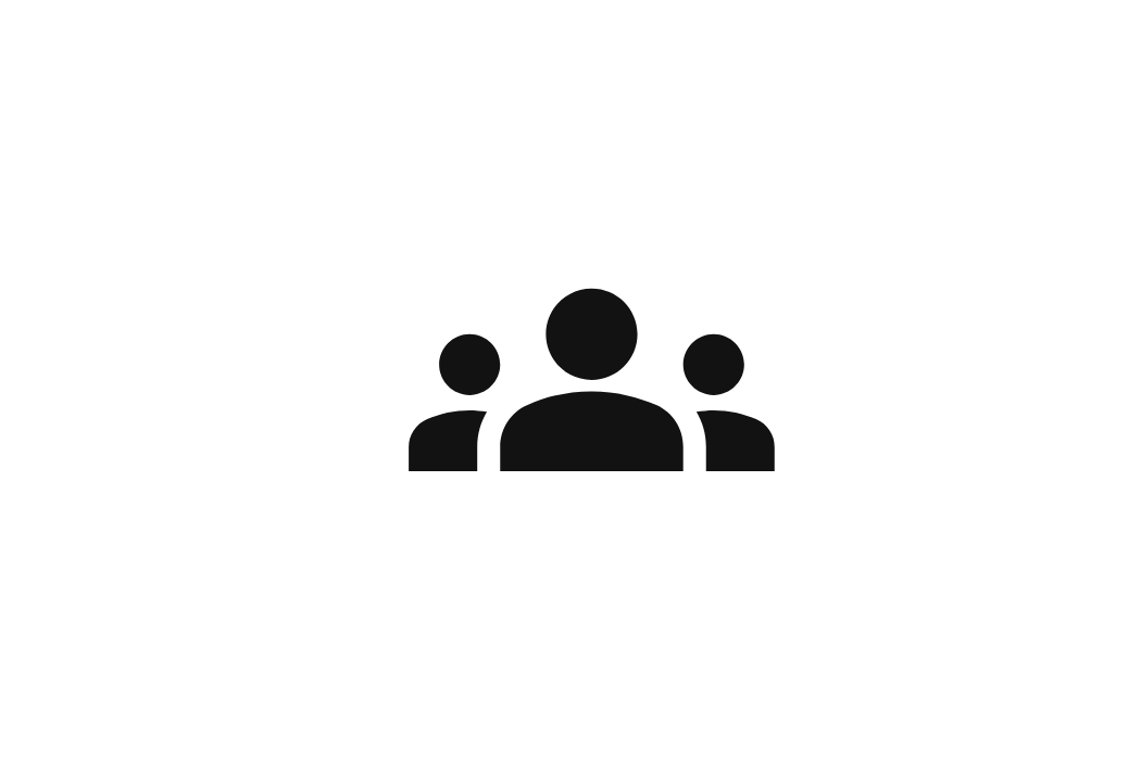 Silhouette of three people with speech bubbles above their heads, indicating a group discussion or collaborative meeting.