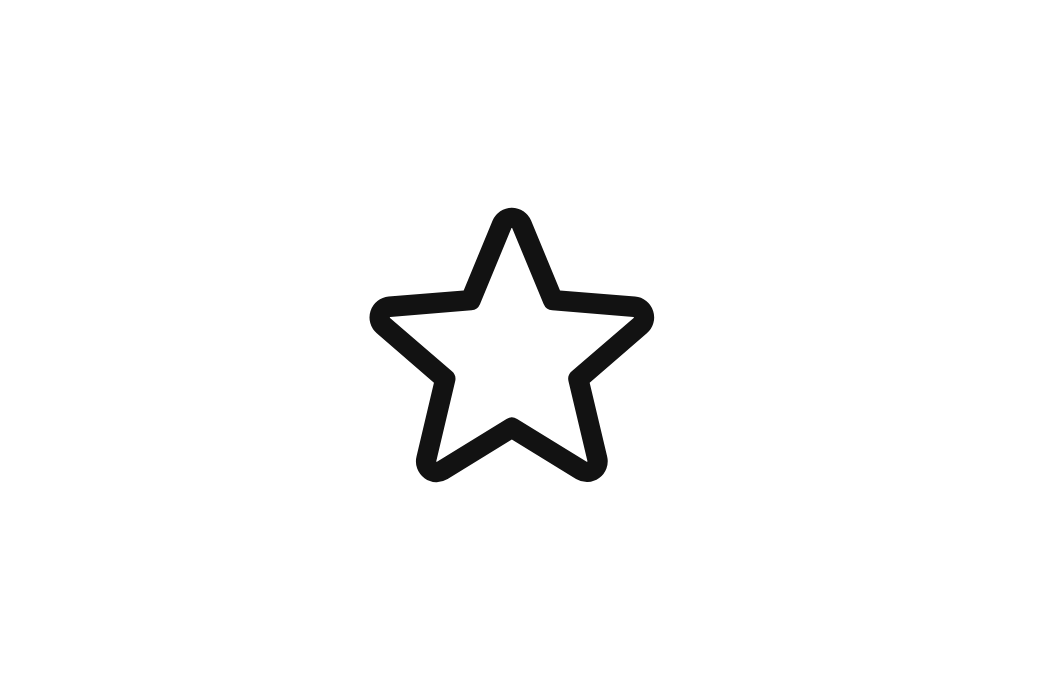 A black box with a centered star icon outline and the word 'REVIEW' in capital letters at the top.