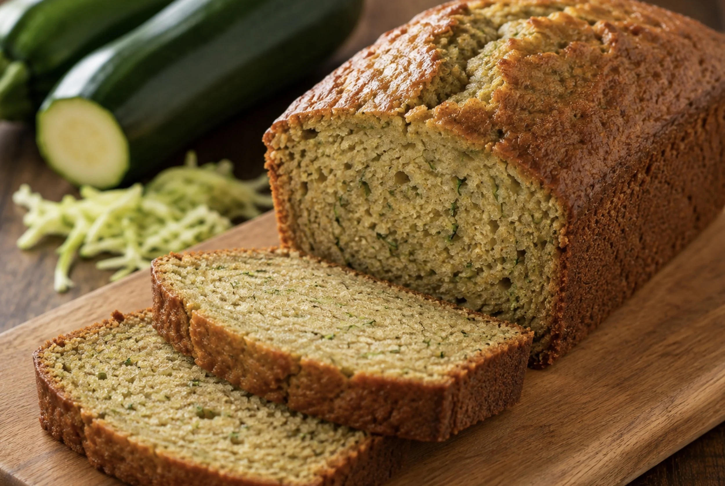 Great Grandma‘s Zucchini Bread by Slice