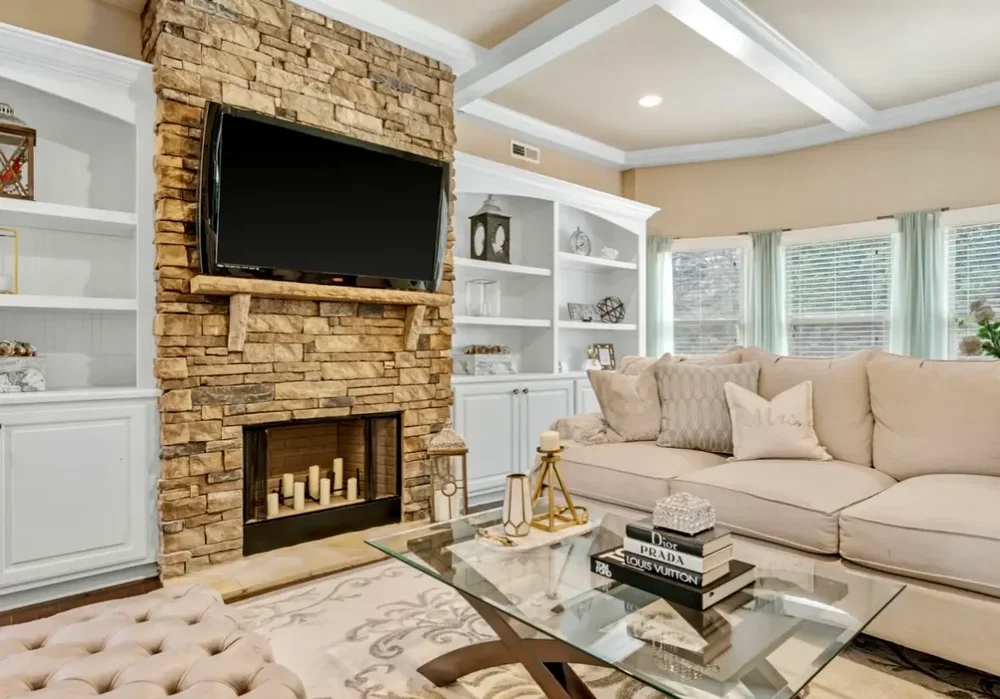 Luxury home staging interior
