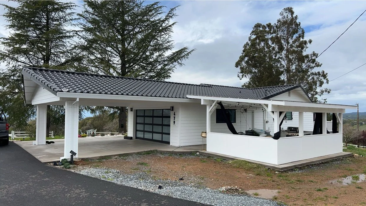 Newcastle, CA — Siding Reconstruction + Deck + Patio