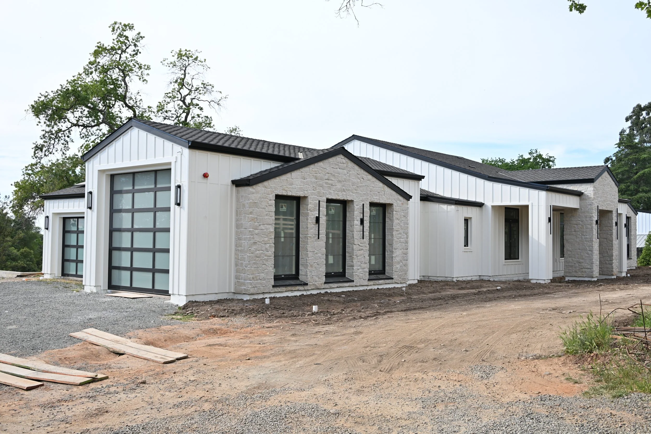 Newcastle, CA — Custom Exterior with James Hardie® Board &amp; Batten