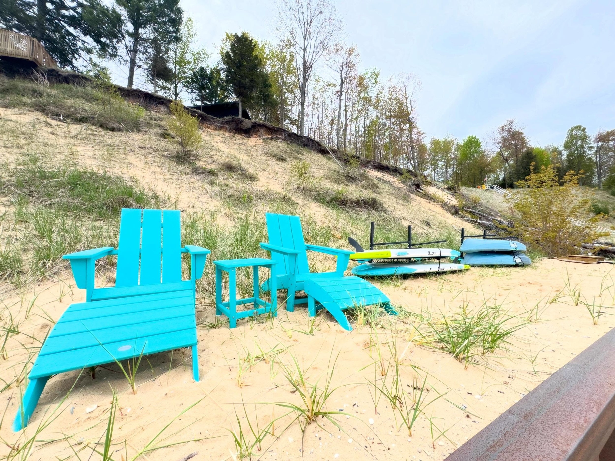 Warm weather is here.  New upgrades beachside this year in time for the holiday weekend!