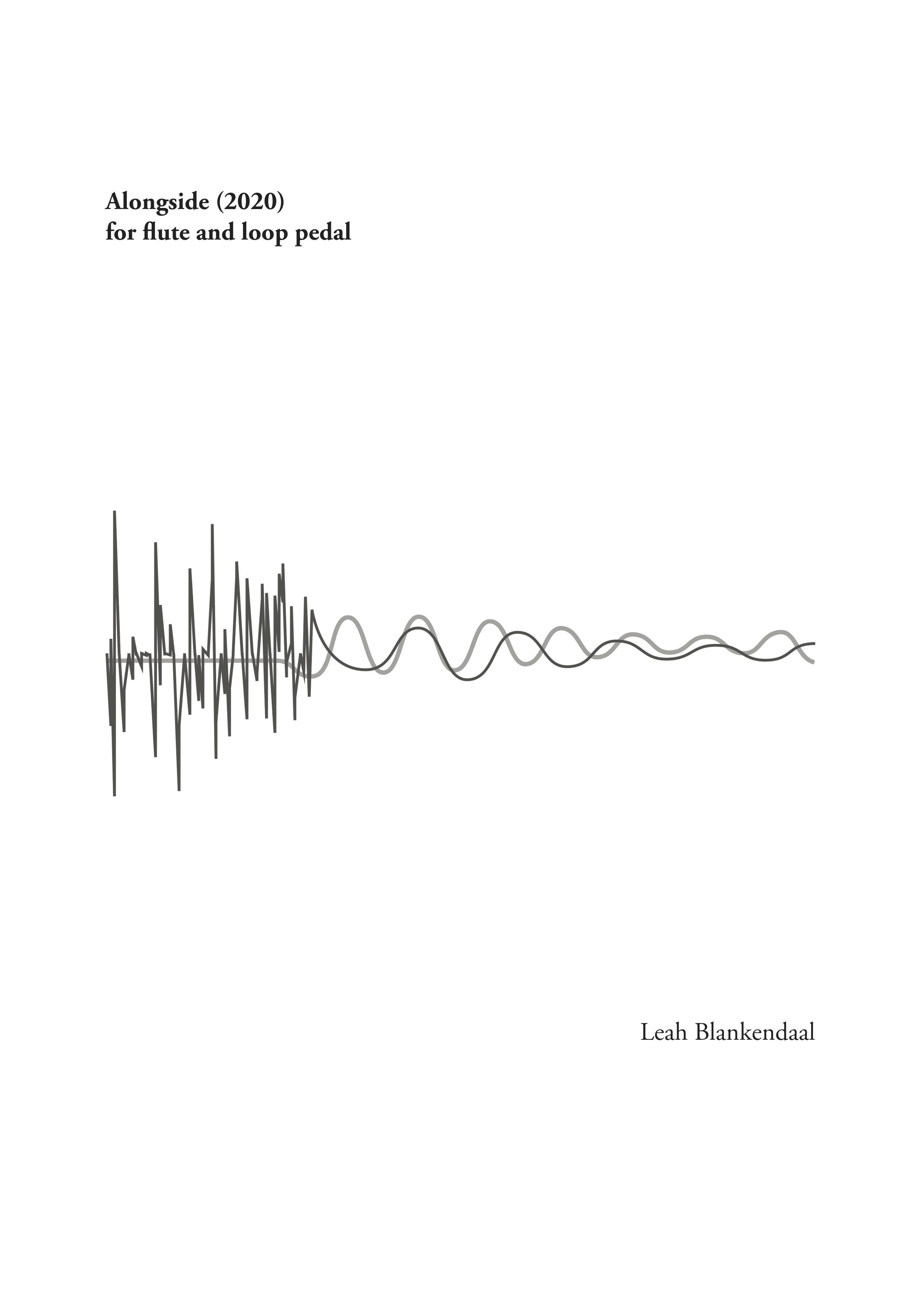 Alongside for flute and loop pedal