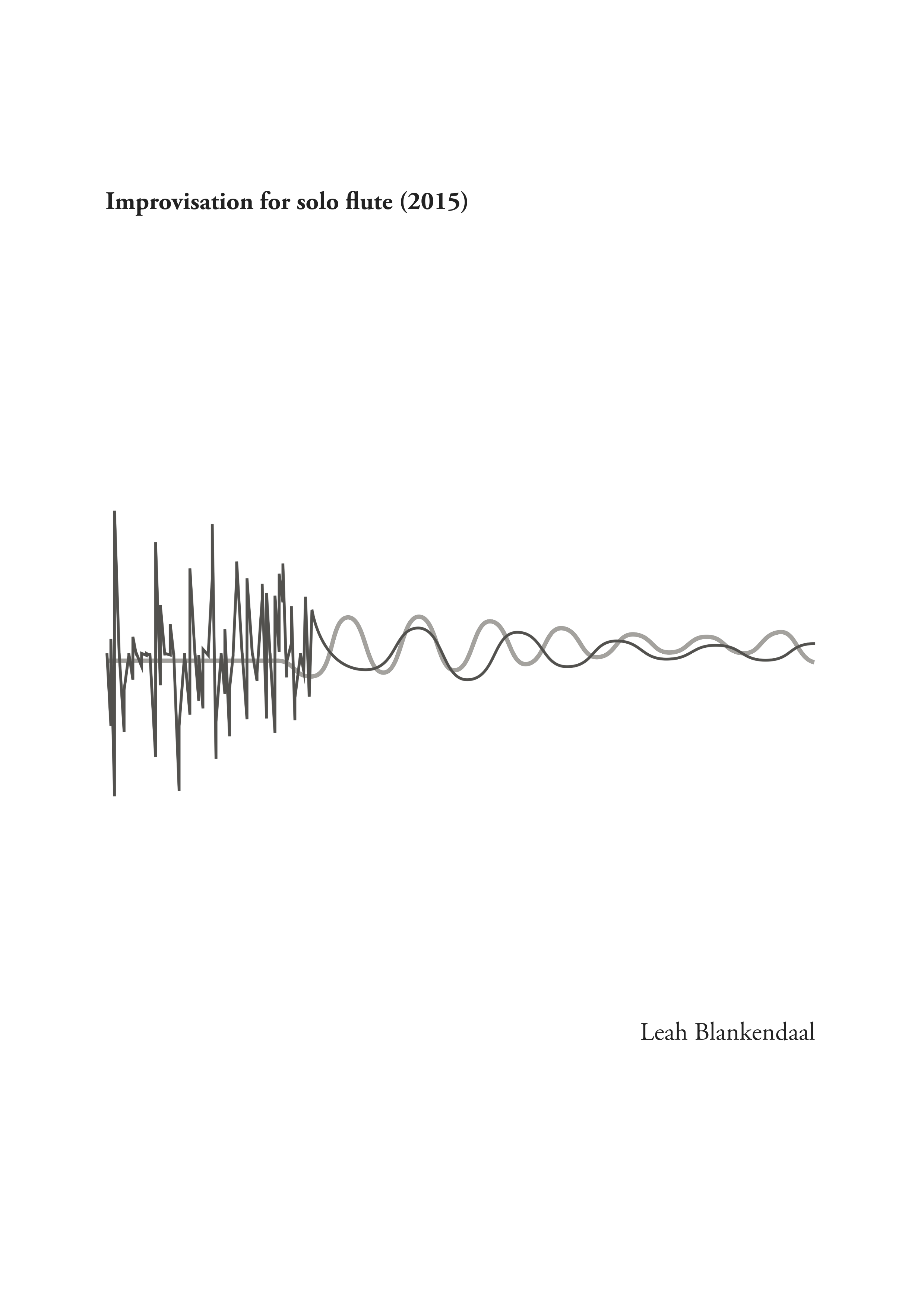 Improvisation for solo flute