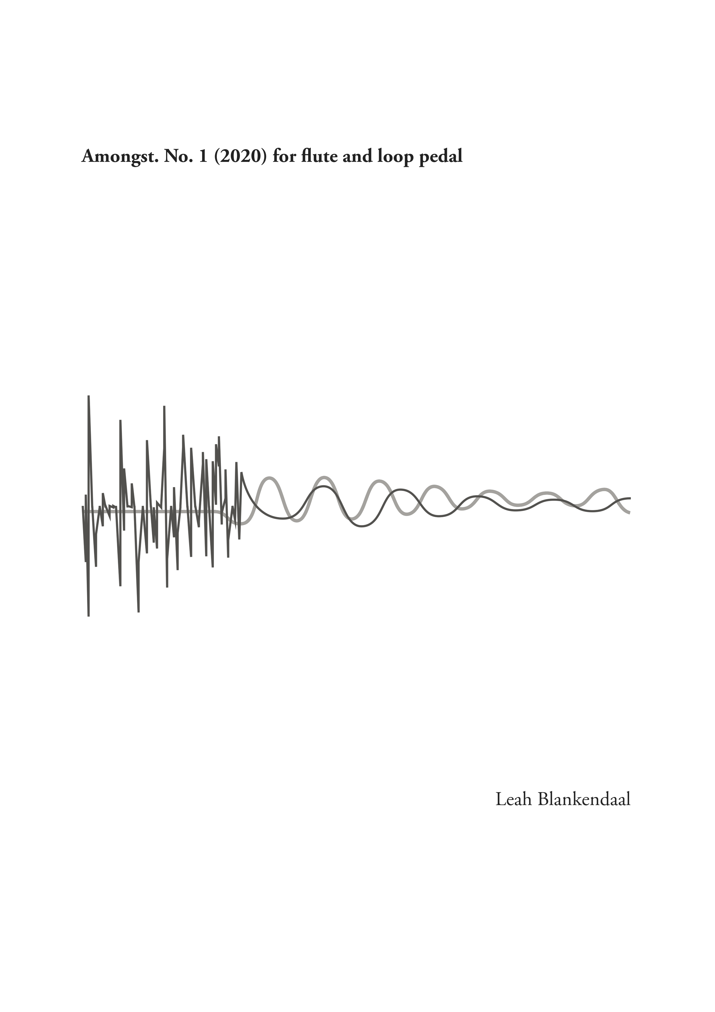 Amongst No 1 for flute and loop pedal