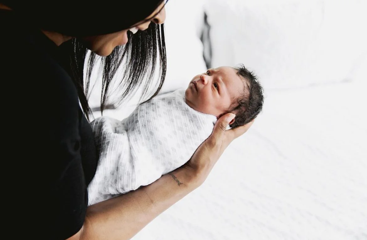 Sasha Exeter and Maxwell as a Baby