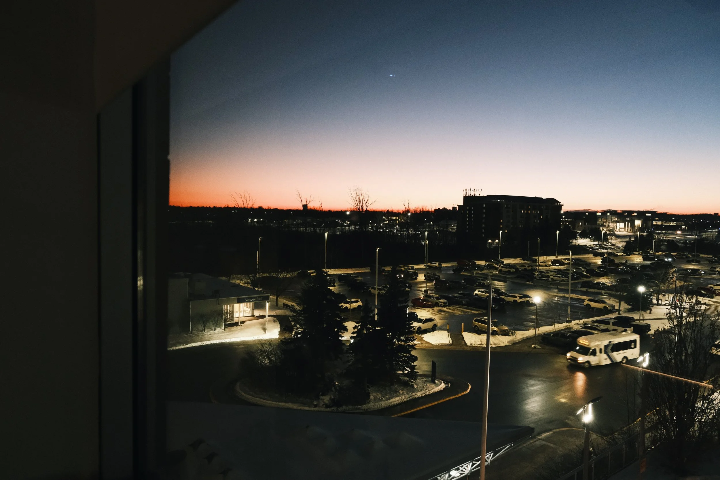 Sunrise View From L&D at Royal Victoria Regional Health Centre in Barrie Birthing Unit