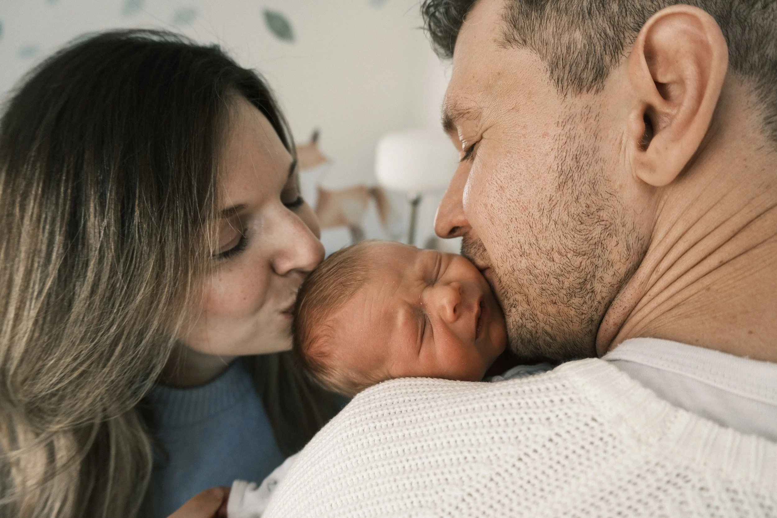 Experienced Newborn Photographer for Candid Film-Style Infant Photography in Your Home Collingwood, Orangeville and Barrie