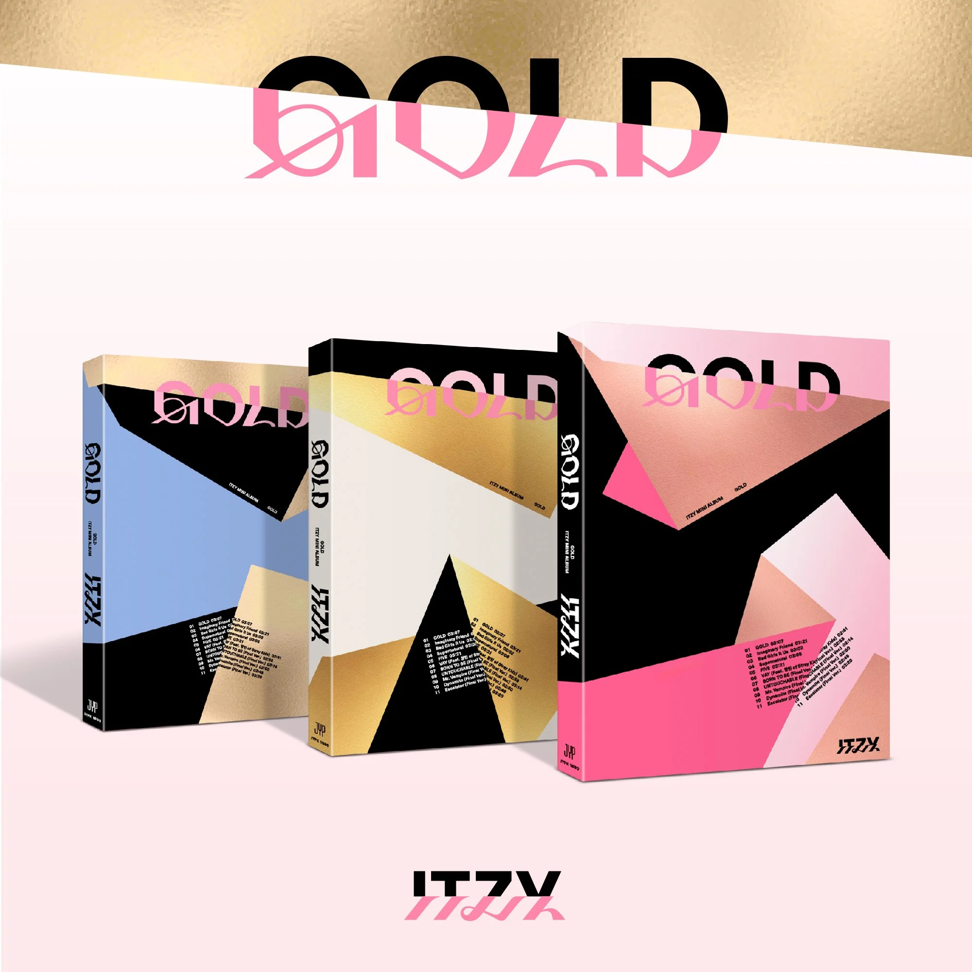 ITZY 9th Mini Album [GOLD] (STANDARD Ver.) (LIGHT GOLD Ver. / DEEP GOLD Ver. / ROSE GOLD Ver.)