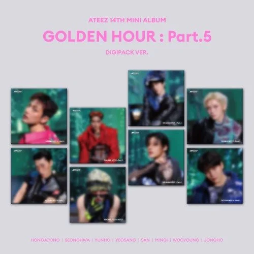 [PRE ORDER] ATEEZ 14th Mini Album [GOLDEN HOUR : Part.5] (DIGIPACK Ver.)