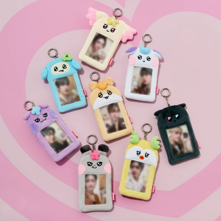 ATEEZ - MIGHTEEZ PHOTO CARD HOLDER PLUSH KEYRING