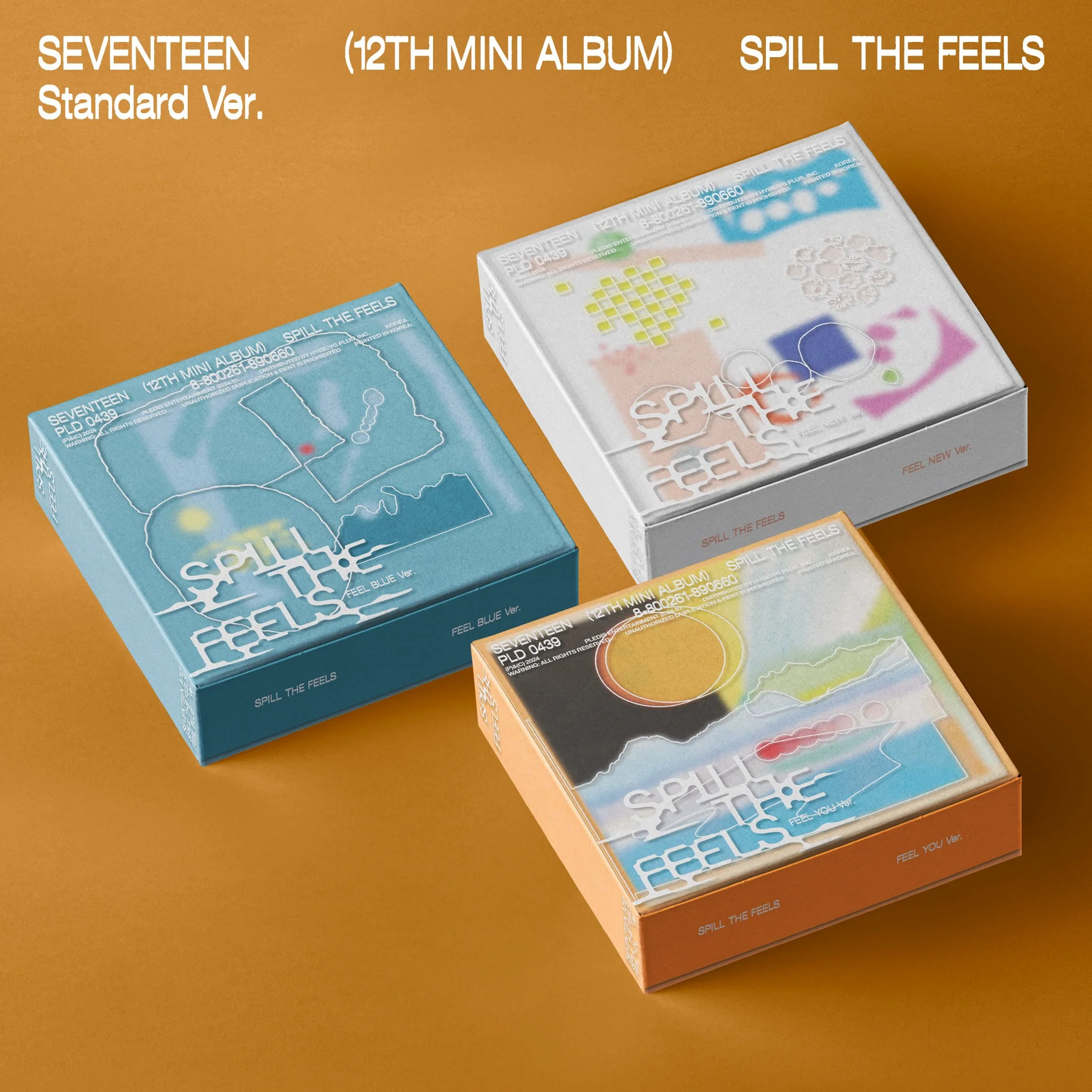 SEVENTEEN 12th Mini Album [SPILL THE FEELS] (Random Ver.)