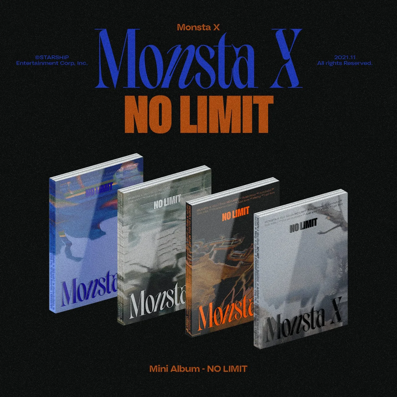 MONSTA X 10th Mini Album [NO LIMIT]