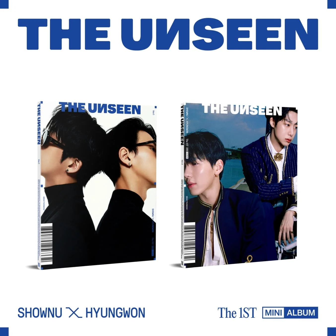 SHOWNU X HYUNGWON 1st Mini Album [THE UNSEEN] (Random Versions)