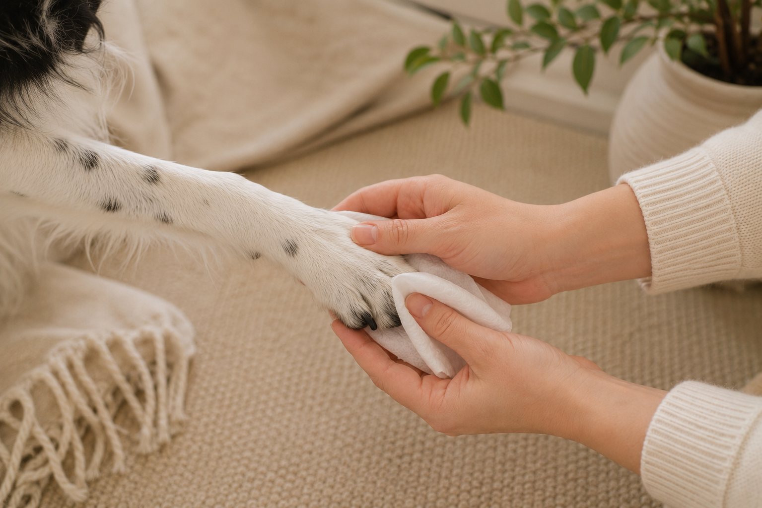 The Gentle Dog Paw Wipes We Trust for Daily Use
