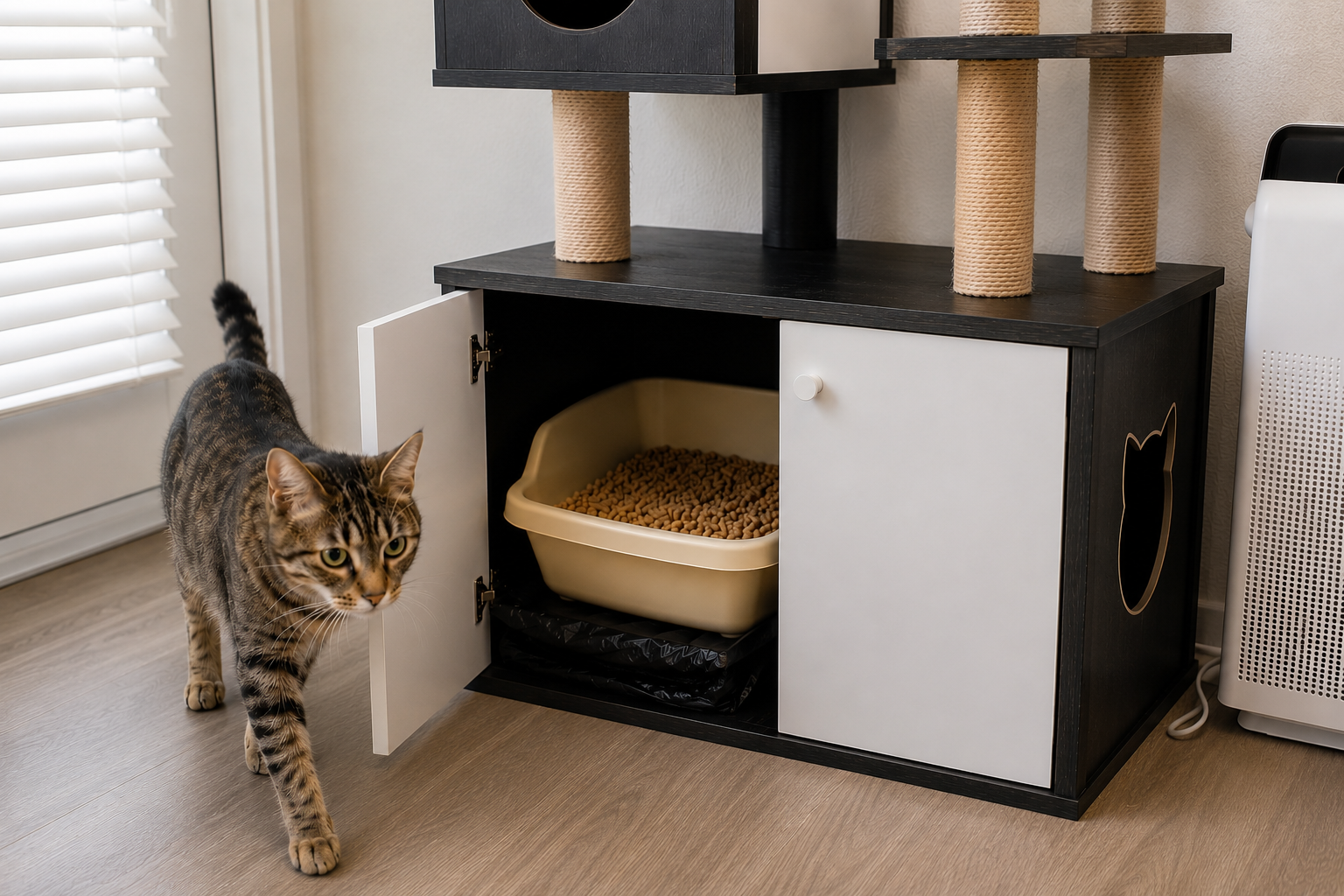 My Wood Pellet Litter Box Setup for Two Cats (and Why I'll Never Go Back)