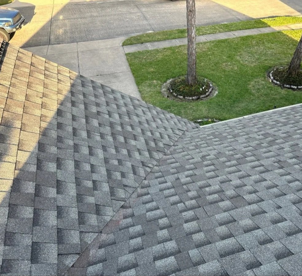 A recently completed roof showcasing Oakline’s attention to detail and quality craftsmanship.