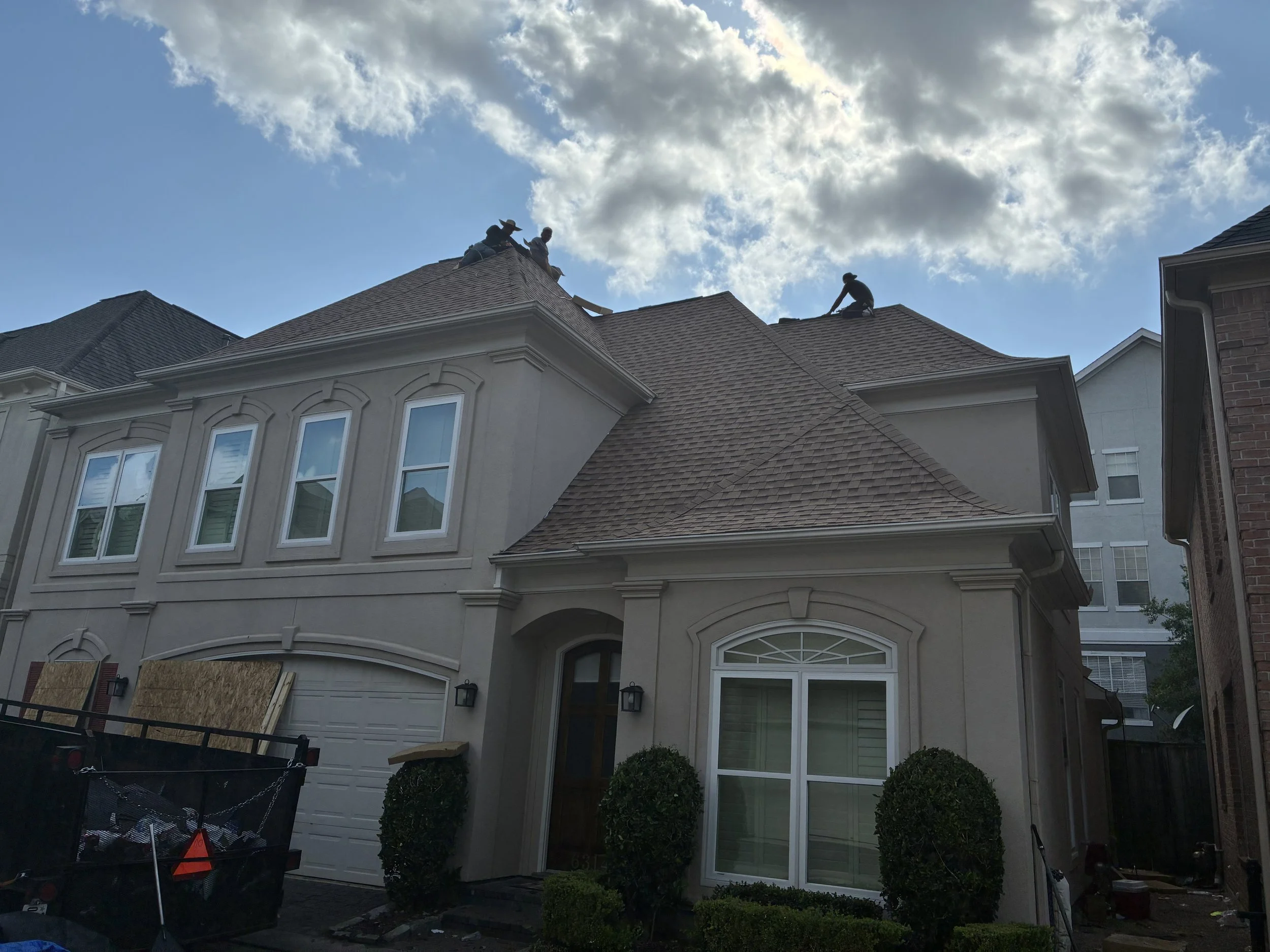 A striking home with a durable, expertly installed roof that enhances both protection and curb appeal.