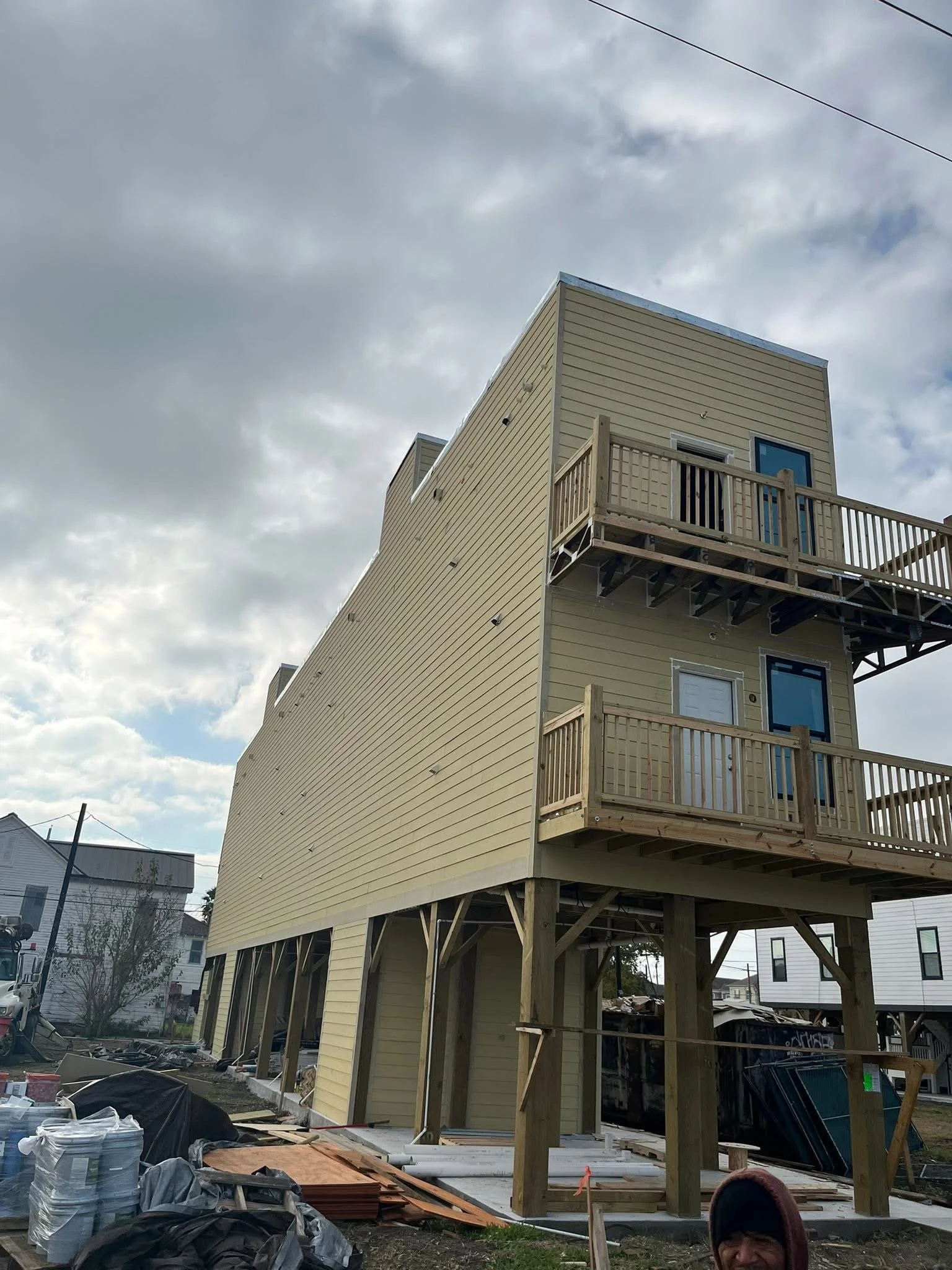 A major siding installation showcasing our capability to handle large commercial and residential projects with consistent quality across every surface.