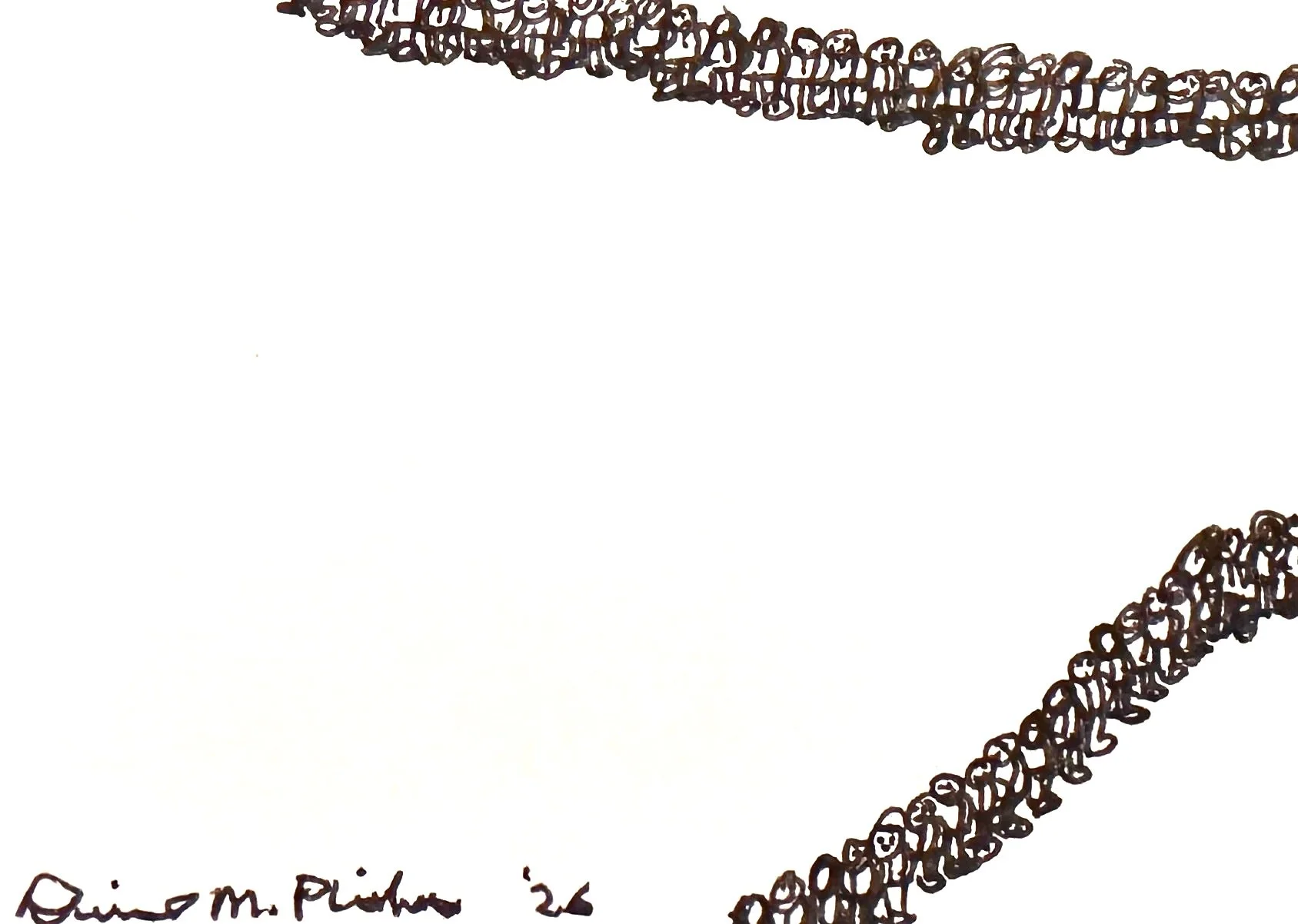 Two lines of Little People.
