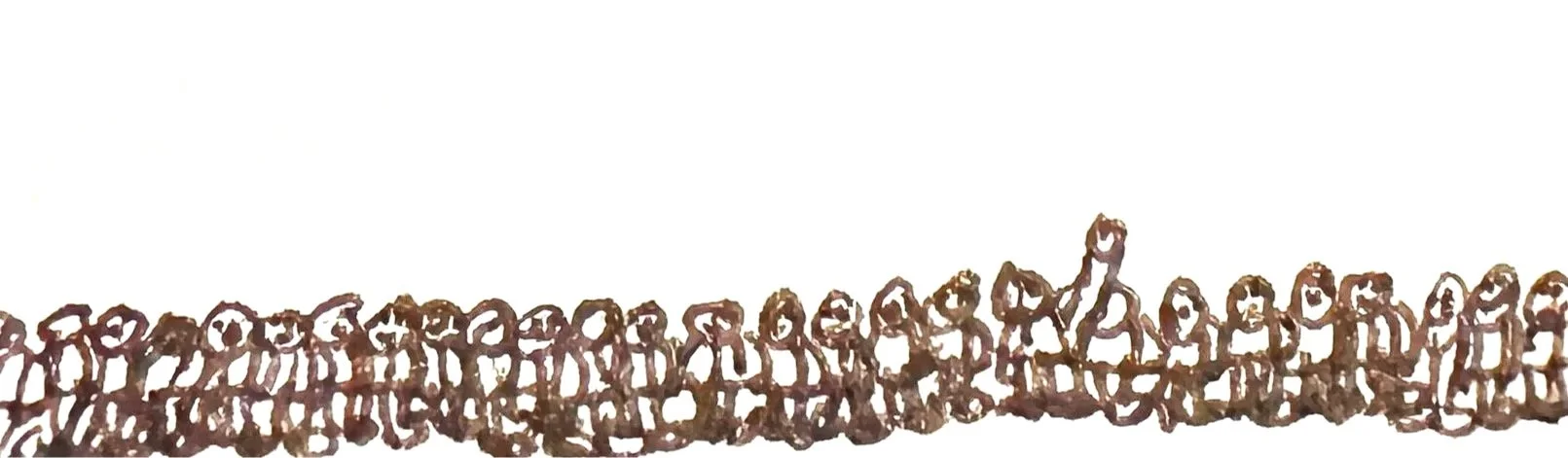 A line of Little People
