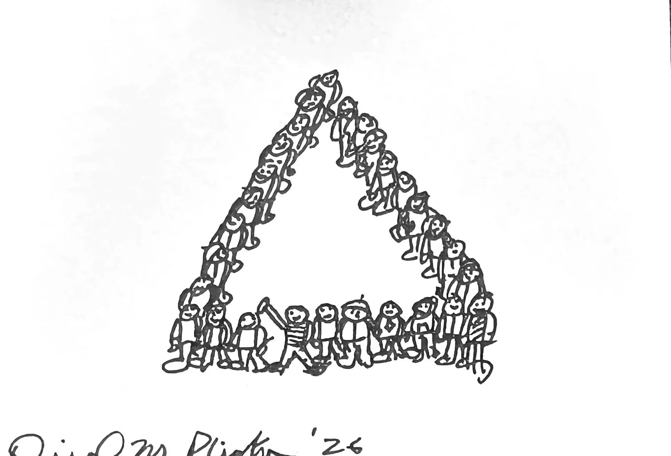 Little People in a Triangle