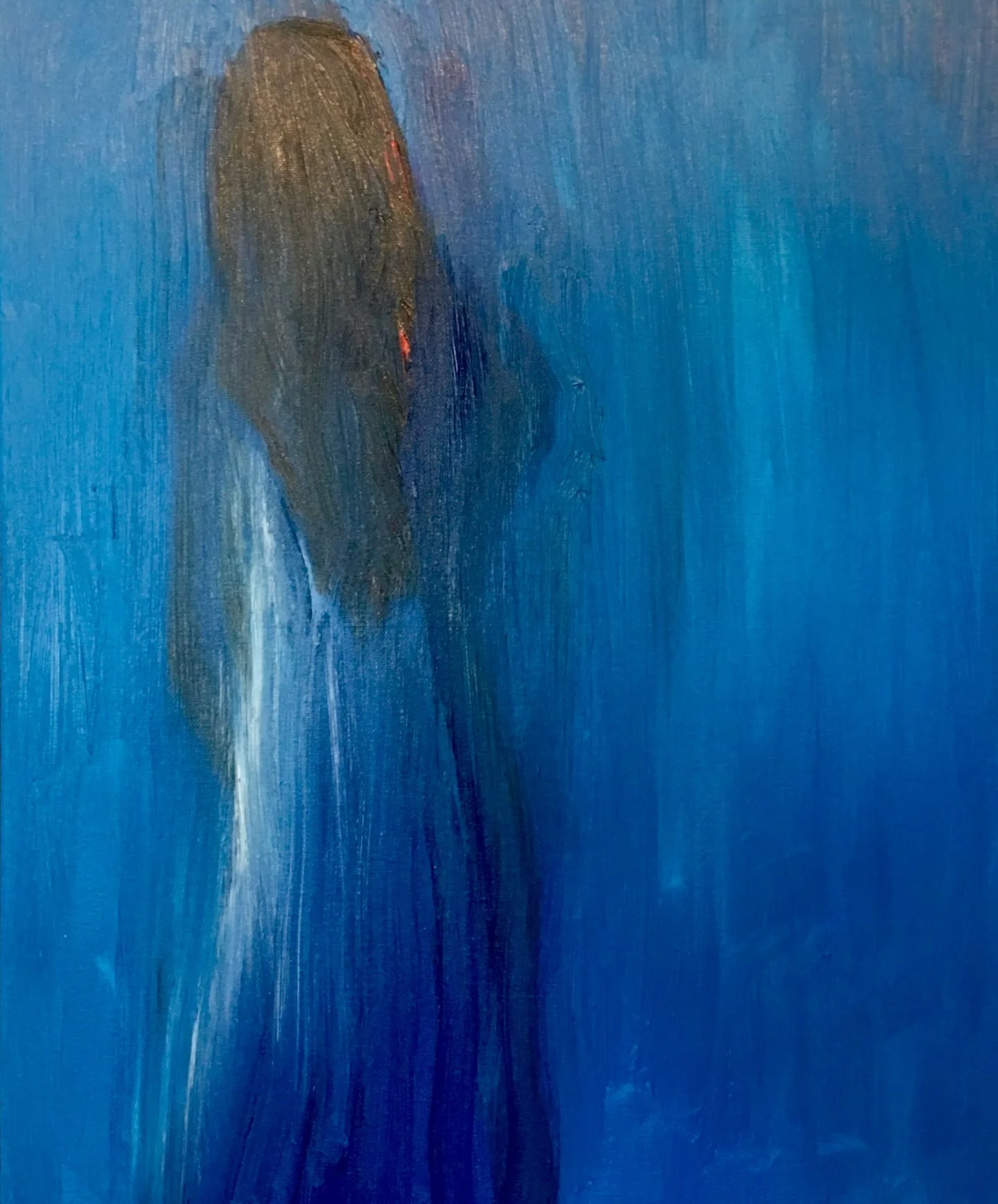 Blue Woman. Oil on canvas.
