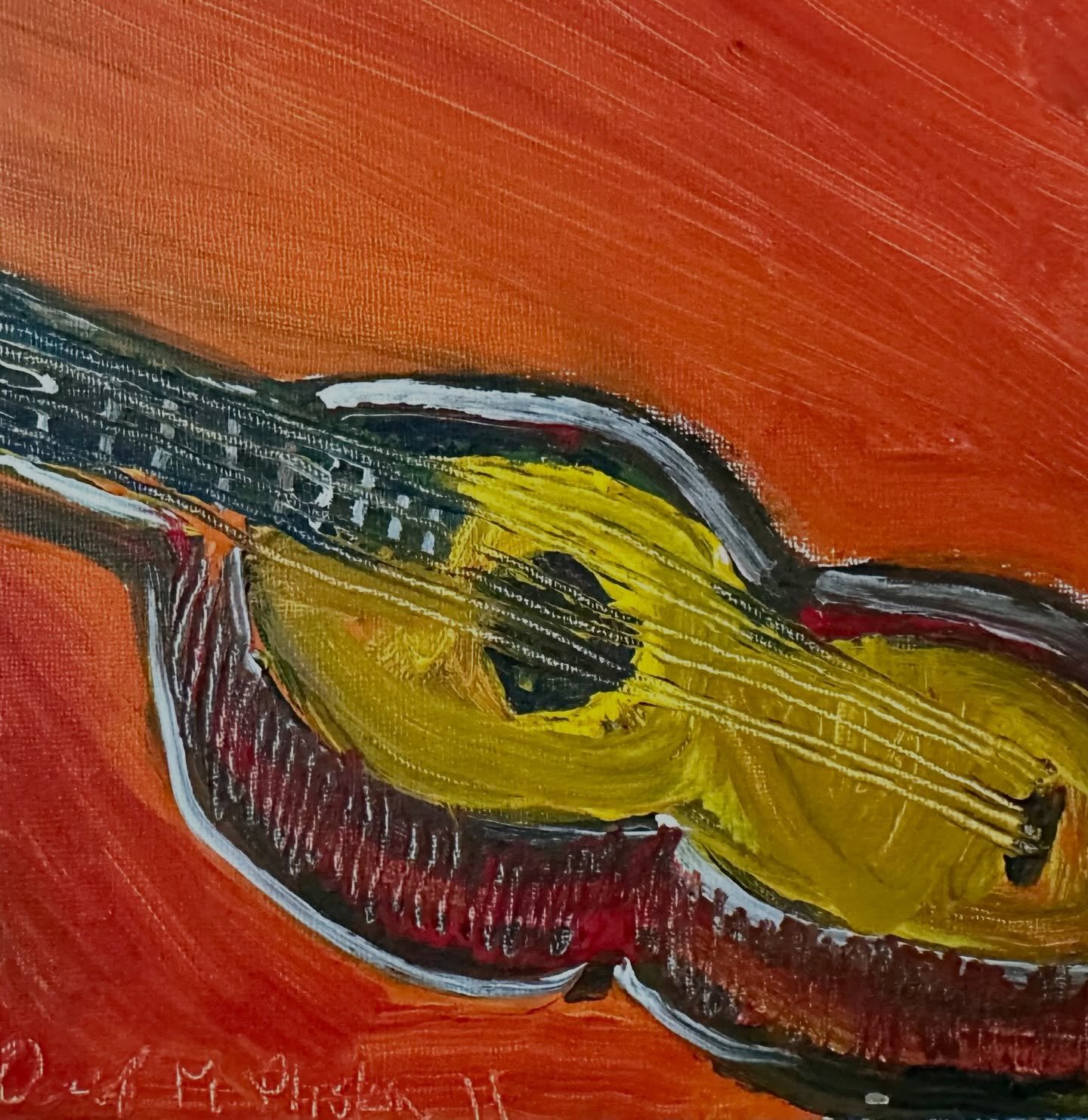 Guitar series. Acrylics on board.