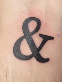 Ampersand Tattoo