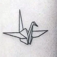 Paper Crane Tattoo