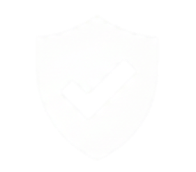 Escudo con una marca de verificación en el centro