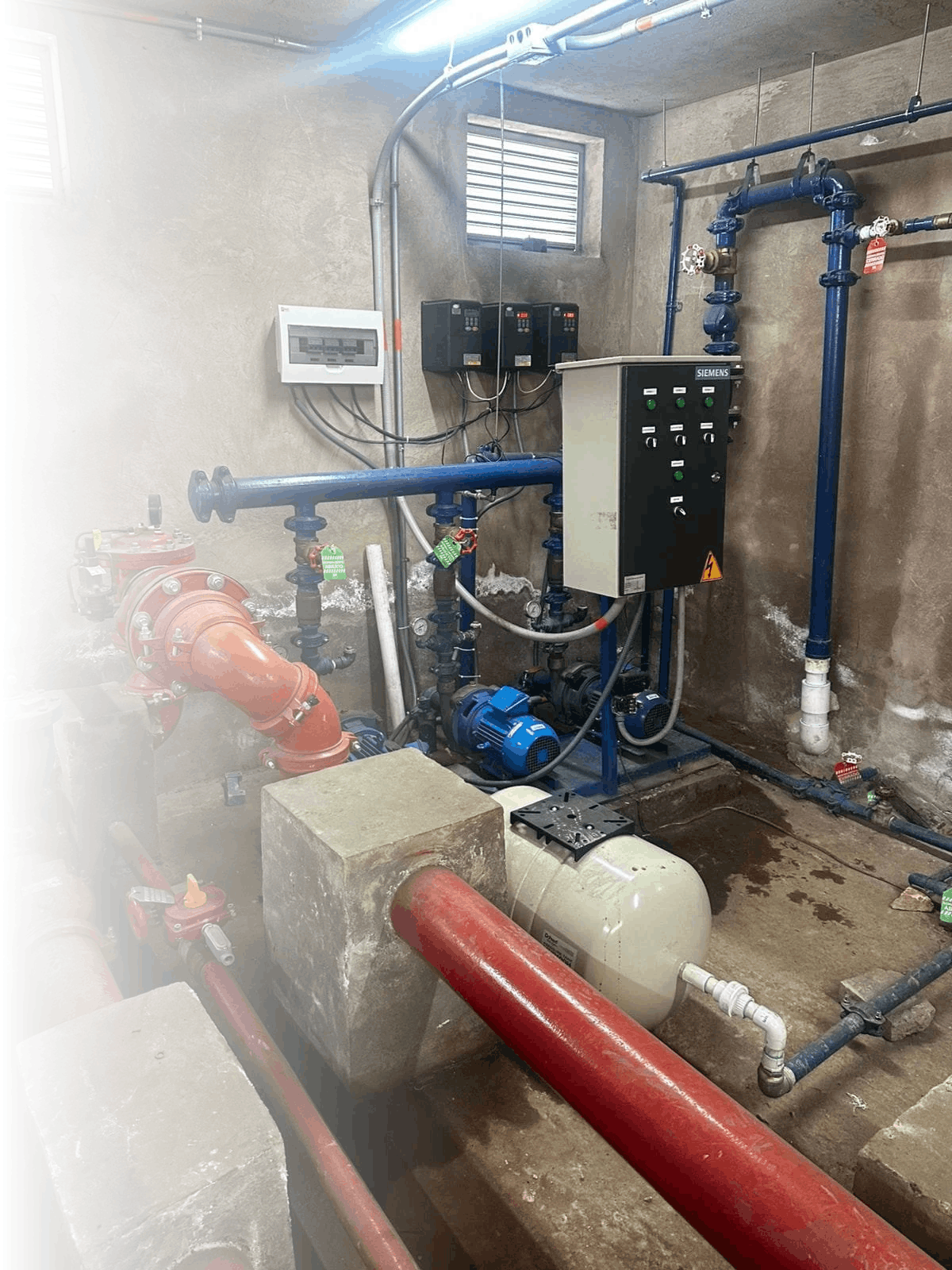 cuarto de motobombas