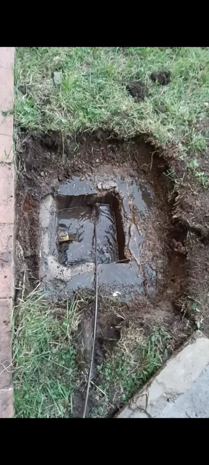 despa de altantarillado con varillas