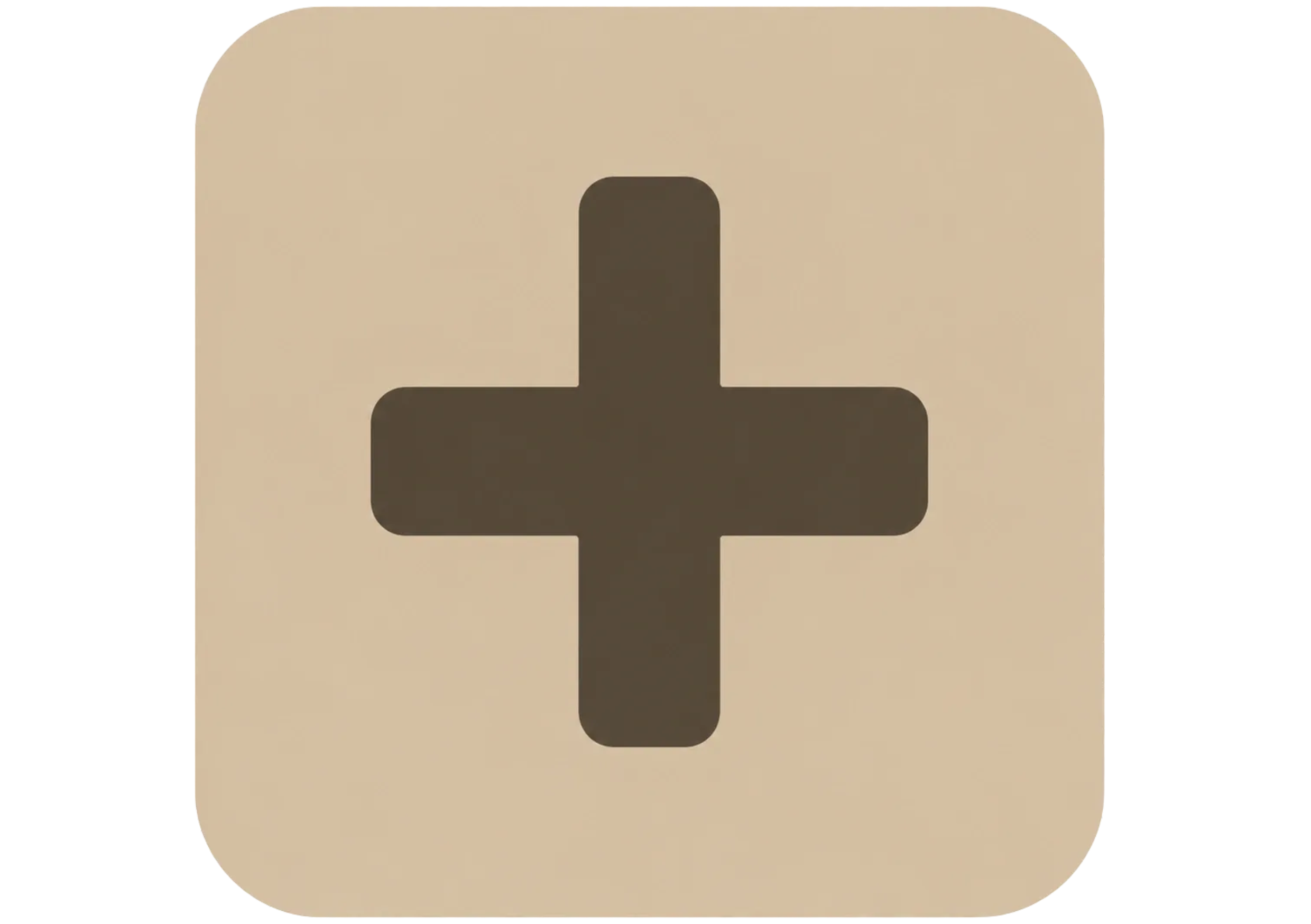 Close-up of a computer cursor icon, shaped like a black arrow, on a beige background.