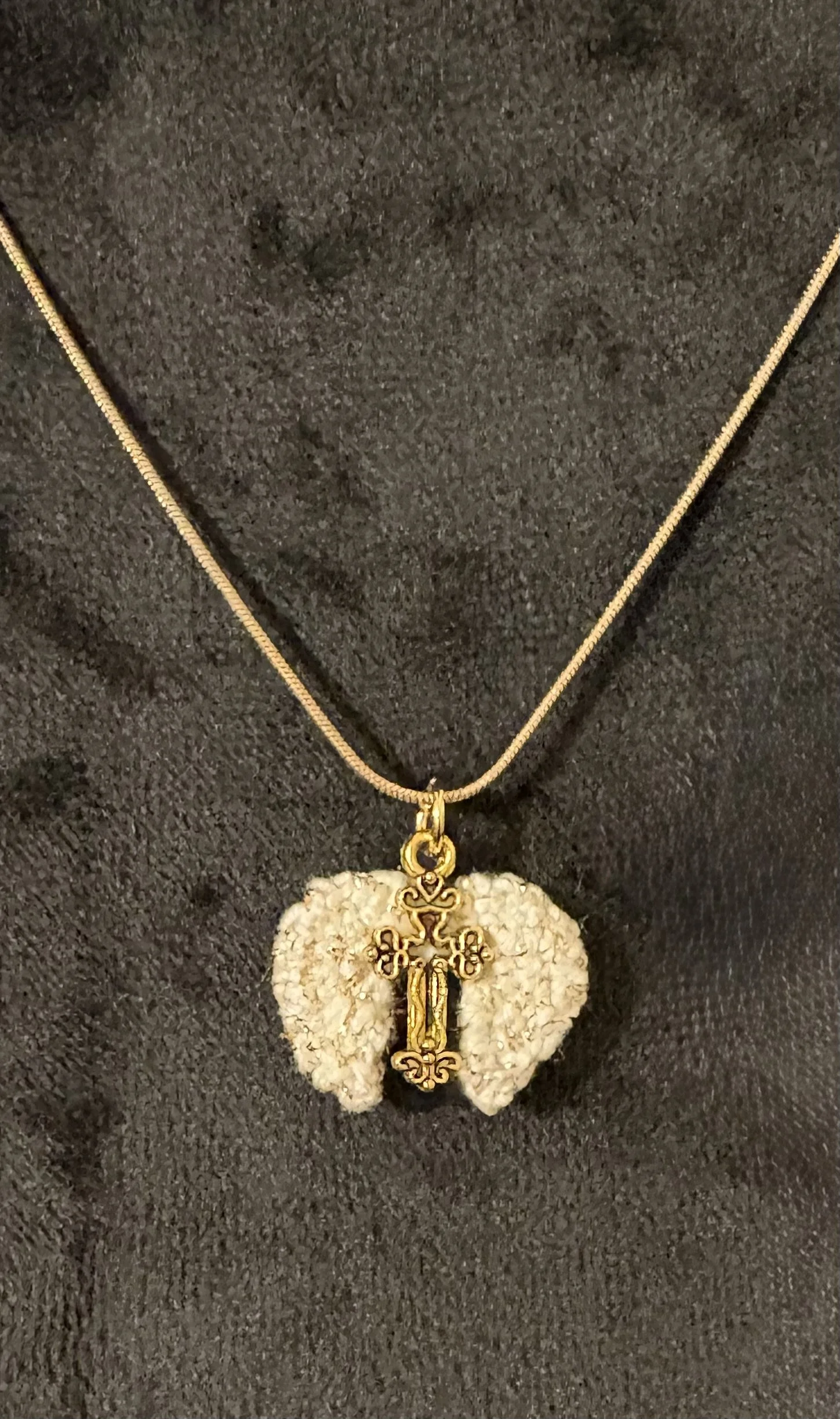 Angel Wings with Cross