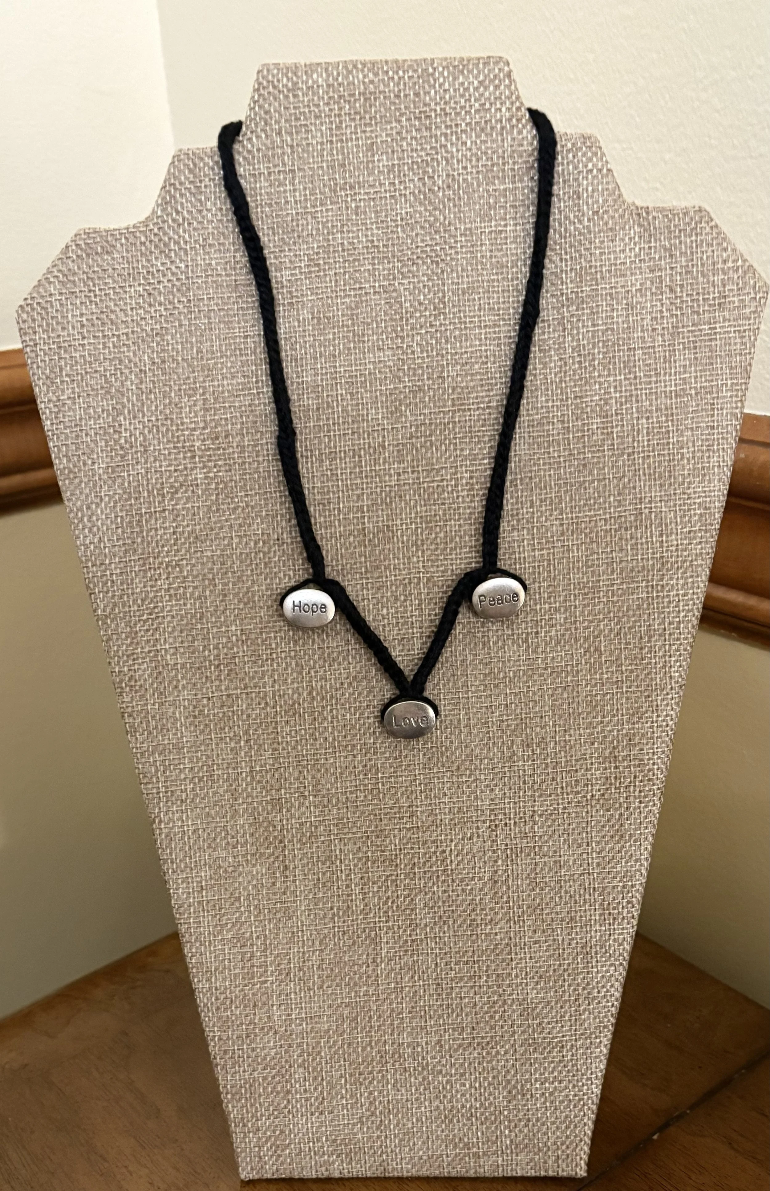Hope, Love, Peace Necklace