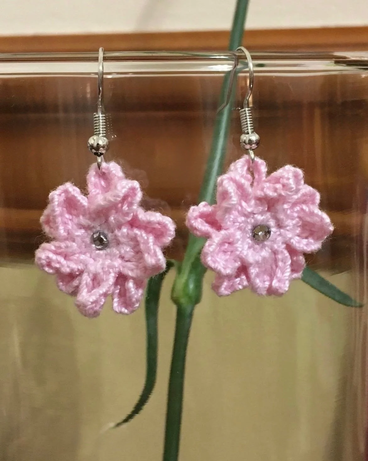 Double Layered Flower Earrings
