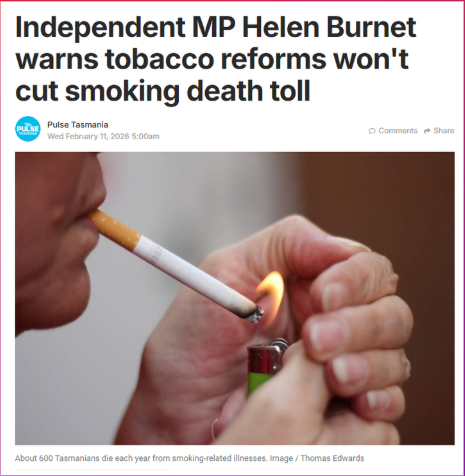 TOBACCO REFORM MUST BE GOOD FOR HEALTH, NOT JUST TO PROTECT BUSINESS