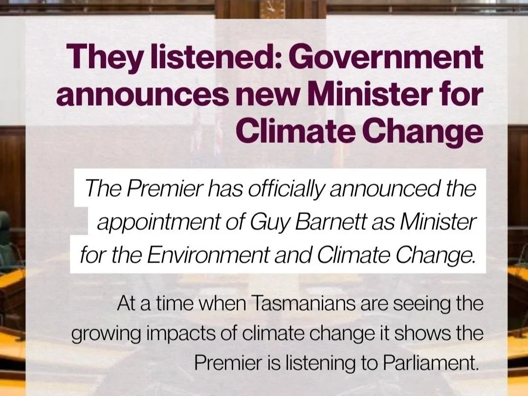 Helen Burnet welcomes new Minister for Environment and Climate Change