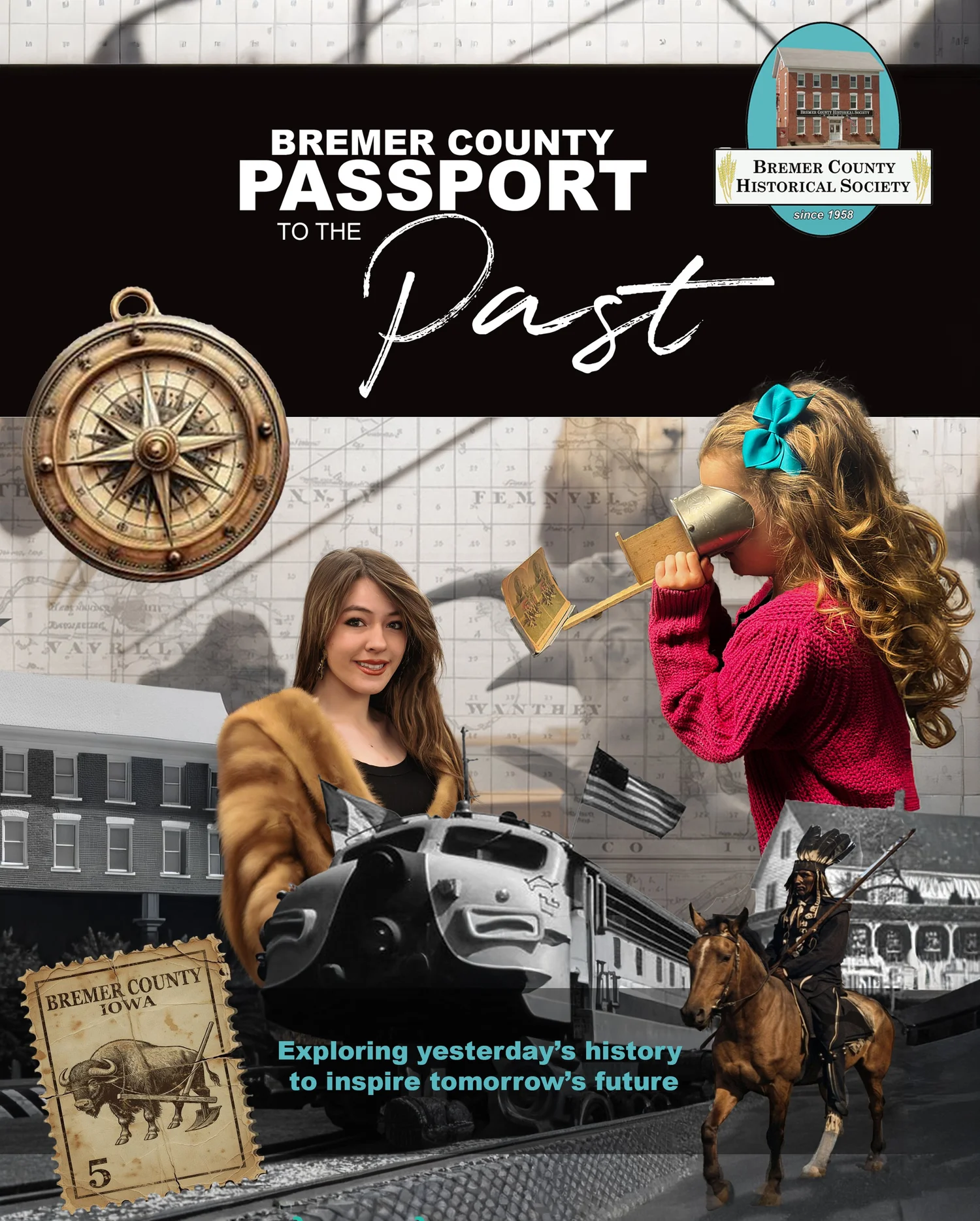 Bremer County Passport to the Past booklet cover