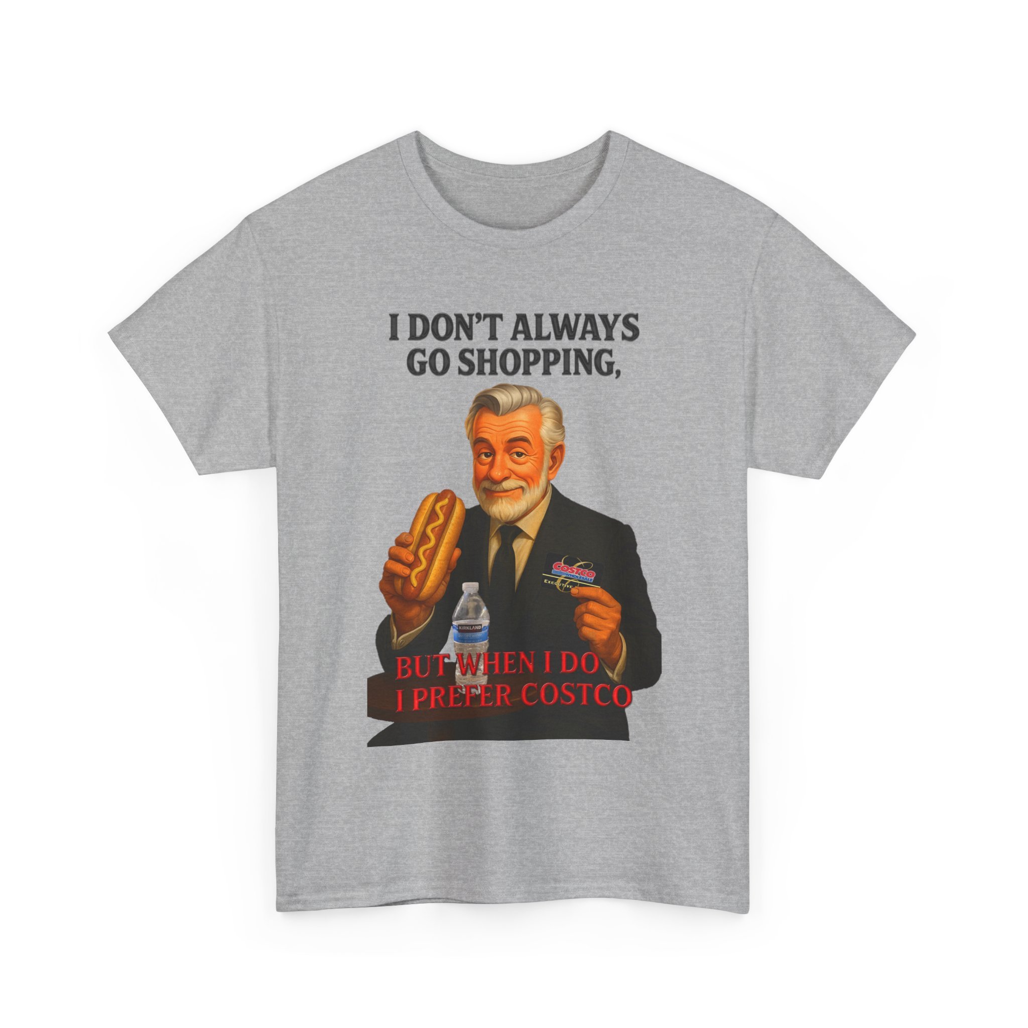 Funny Shopping T-Shirt, Humor Tee, Gift for Costco Lovers, Casual Wear, Everyday Fun, Unisex Cotton Shirt